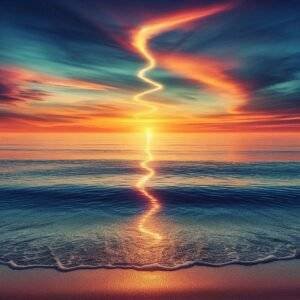 a mysterious line in the middle of the sea 1